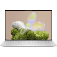 Dell XPS 13 9350 laptop, platinum color, 13.4" screen, thin bezels, sleek design, backlit keyboard, Windows 11 Pro.