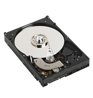Dell YJ2KH internal hard drive featuring a sleek black casing, a shiny silver platter, and a 2.5-inch SAS interface, designed for high-speed 10,000 RPM performance.