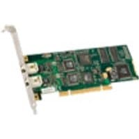 Green Dialogic Diva UM-Analog-2 Internal Ethernet card with multiple chips and connectors on a PCI board.