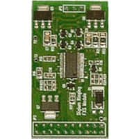 Green Digium S110MF digital/analogue I/O module with multiple electronic components and connectors.