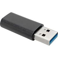 Black Eaton USB 3.2 Gen 2 adapter with silver connector and blue interior.