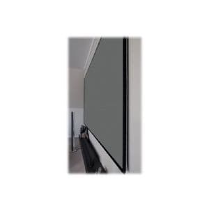 Elite Screens Aeon Edge Free Projection Screen, 2.79 M (110"), 16:9, featuring a sleek black frame and a smooth gray surface, designed for a seamless viewing experience.
