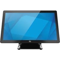 Elo Touch Solutions I-Series All-in-One PC with black frame, widescreen display, and sleek stand.