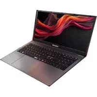 Grey Energizer EnergyBook laptop, 17.3" HD+ display, Intel Celeron J4125, black keyboard, sleek design.