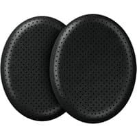Black EPOS ADAPT 100/C10 leatherette earpads with perforated surface, oval shape, and smooth texture.