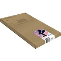 Brown Epson ink cartridge multipack box with colorful label and EasyMail branding.