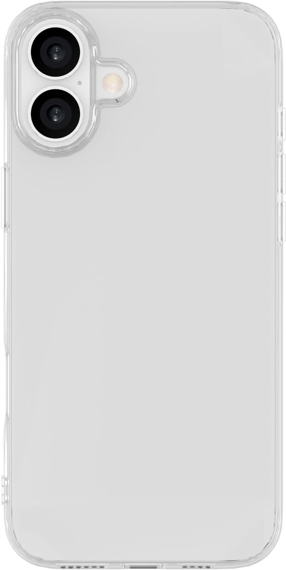 Clear, transparent mobile phone case designed for 6.7" devices, featuring precise cutouts for camera lenses and buttons, made from durable material for protection.