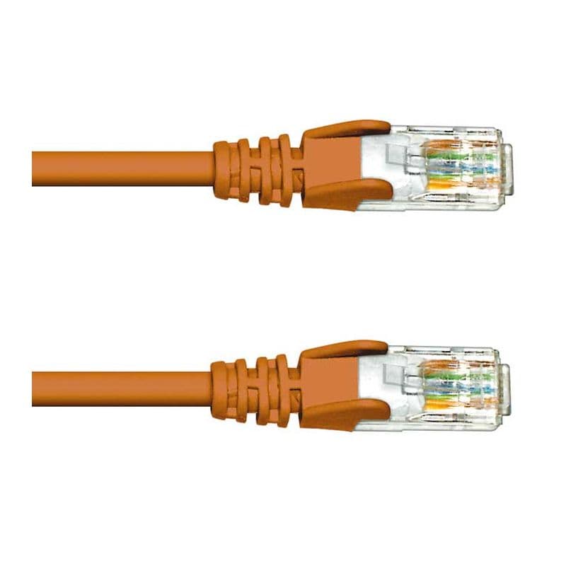 Grey FDL CAT.6a S-FTP stranded patch cable in a 305m box, featuring durable LSZH material and clear connectors with visible internal wiring.