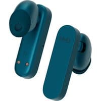 Blue HMD Amped Buds wireless in-ear headset with sleek design and compact earbuds for calls, music, and sports.