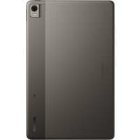 Black HMD T21 Tiger tablet, 10.4-inch screen, sleek design, rear camera in top corner, minimalist back panel.