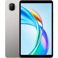 Grey Honor Pad X7 tablet with 8.7" display, slim bezels, rear camera on top left, and sleek modern design.