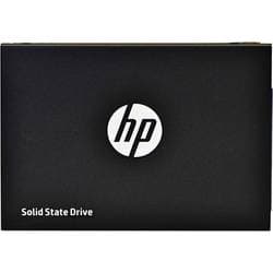 Black rectangular solid state drive with a prominent white HP logo and "Solid State Drive" text, featuring a 240 GB capacity and 2.5" form factor.