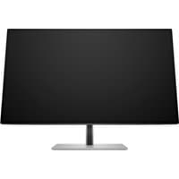 HP Series 7 Pro 27" 4K monitor, sleek black frame, silver stand, thin bezels, Thunderbolt 4 connectivity.