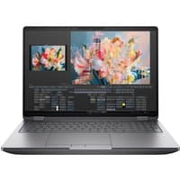 Silver HP ZBook Fury G1i workstation, 16" screen, sleek design, backlit keyboard, NVIDIA RTX PRO 2000 graphics.