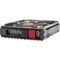 HPE 20TB SAS hard drive with black casing, red latch, and honeycomb ventilation design.