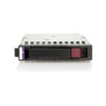 HPE 730708-001 internal hard drive with a sleek metallic casing, featuring a black front panel and purple handle, designed for 2.5" SAS connections, 450 GB capacity, and 10,000 RPM speed.