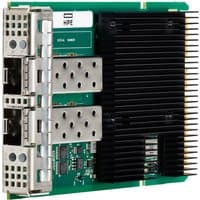 HPE Broadcom BCM57412 adapter with dual SFP+ ports, green circuit board, and black heat sink.