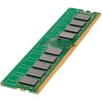 Green HPE Compute Scale-up Server RAM module with black memory chips and gold connector edge.