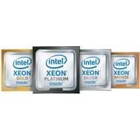 HPE Intel Xeon 6776P processor, silver with blue Intel logo, 64-core, 2.3GHz, 350W, in a square metallic casing.