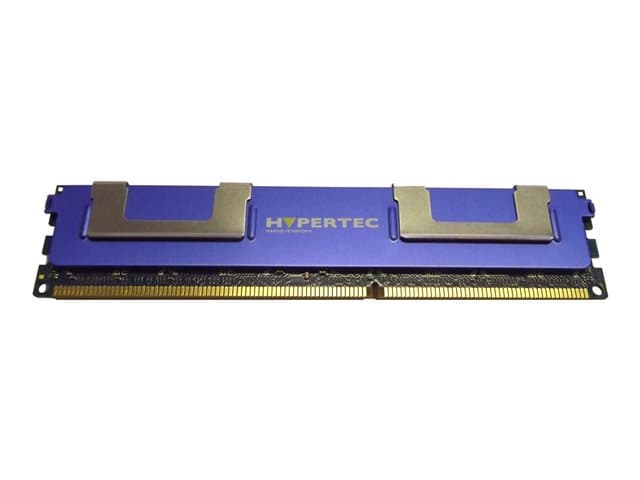 Hypertec 03T8411-HY 16 GB DDR3 memory module in blue with silver heat spreaders, featuring 1 x 16 GB capacity and 1333 MHz ECC specifications.