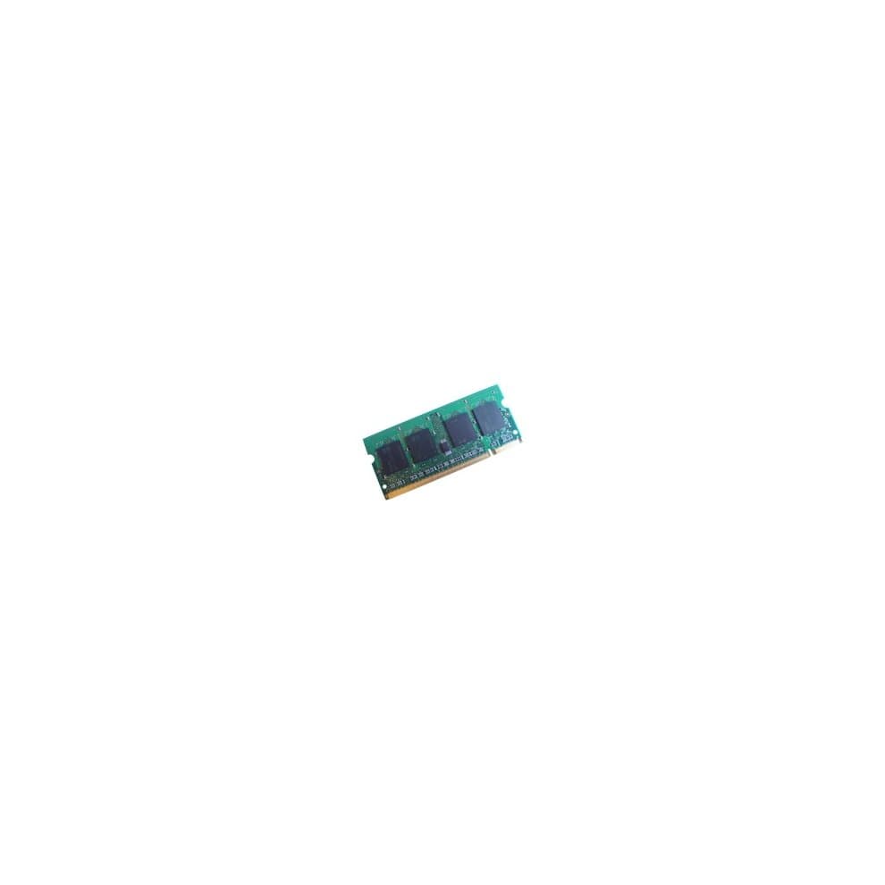 Green circuit board with four black memory chips, featuring a 200-pin connector, labeled as Hypertec 1 GB DDR II SO DIMM memory module.