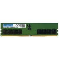 Green Hypertec 32GB PC5-44800 5600Mhz DIMM with black memory chips and white label.