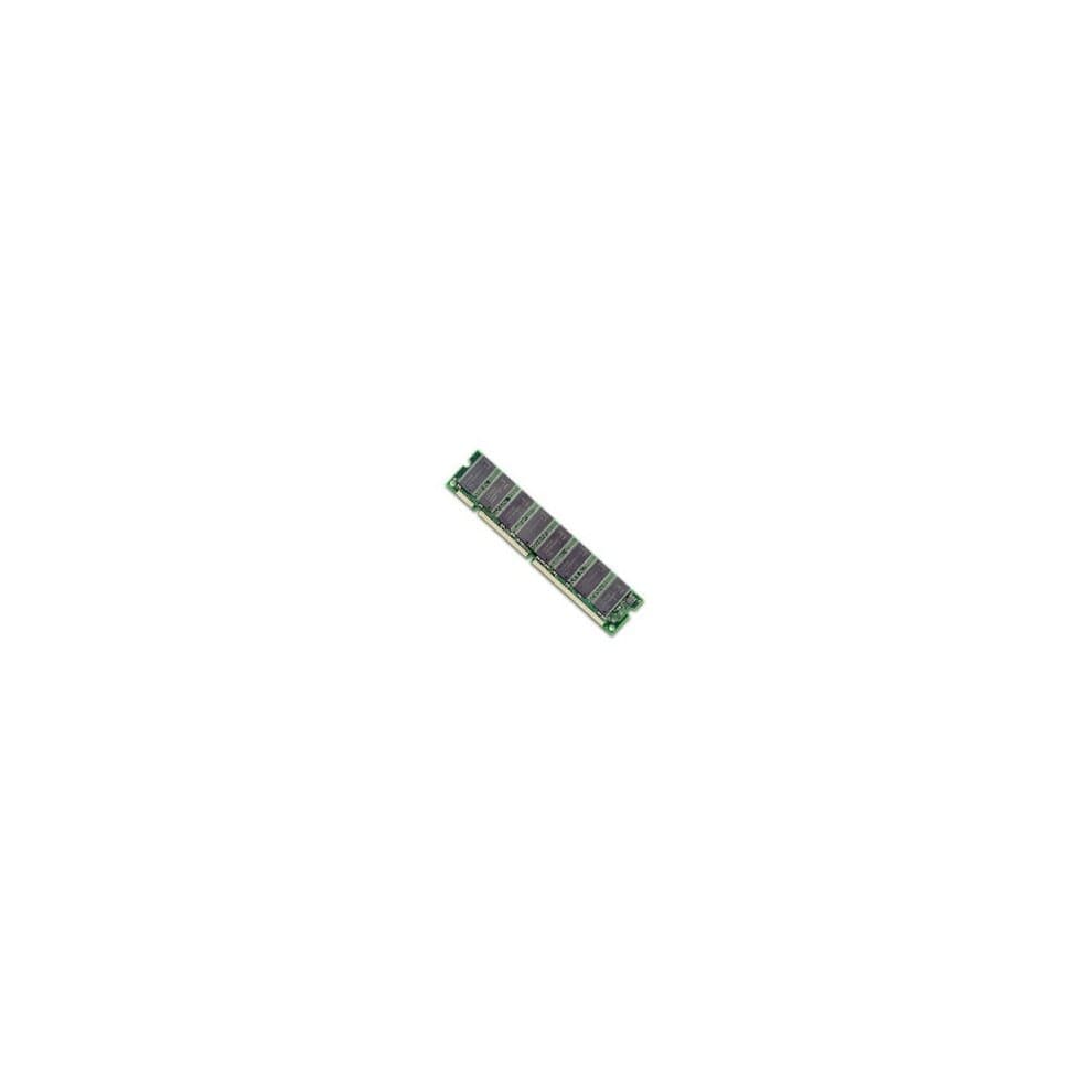 Green circuit board memory module with multiple black memory chips, labeled "Hypertec HYMAC57512," featuring 0.5 GB SDR SDRAM capacity.