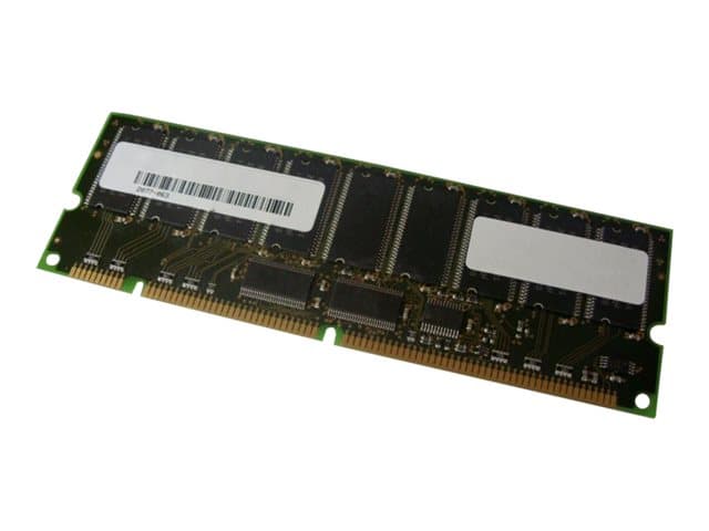 Hypertec HYR010168256OE memory module with a green circuit board, featuring multiple black memory chips and two white labels, measuring 0.25 GB.