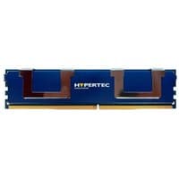 Blue Hypertec 32GB DDR4 ECC memory module with silver accents and gold connector edge.