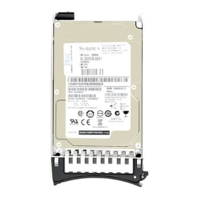 IBM 00Y2431 internal hard drive featuring a sleek metallic casing, 900 GB capacity, 10,000 RPM speed, and a 2.5-inch SAS interface for high-performance storage solutions.