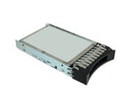IBM 1TB SAS 2.5" internal hard drive with a silver metal casing, featuring a black connector and a sleek design, designed for high-performance storage at 7200 RPM.