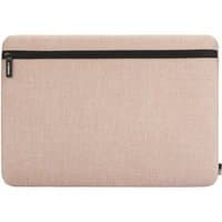 Pink Incase laptop sleeve, 15-inch, with black zipper and minimalist design.