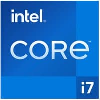 Intel Core i7-12700K processor box, blue with white text, Intel logo, and large "Core" and "i7" labels.