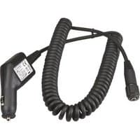 Black Intermec 852-071-001 mobile device charger with coiled cable and car adapter plug.