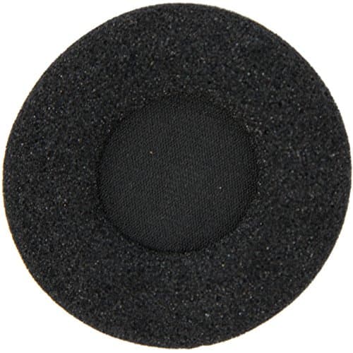 Black foam ear cushions for Jabra Biz 2300, featuring a soft texture and a circular shape designed for comfort and noise isolation.