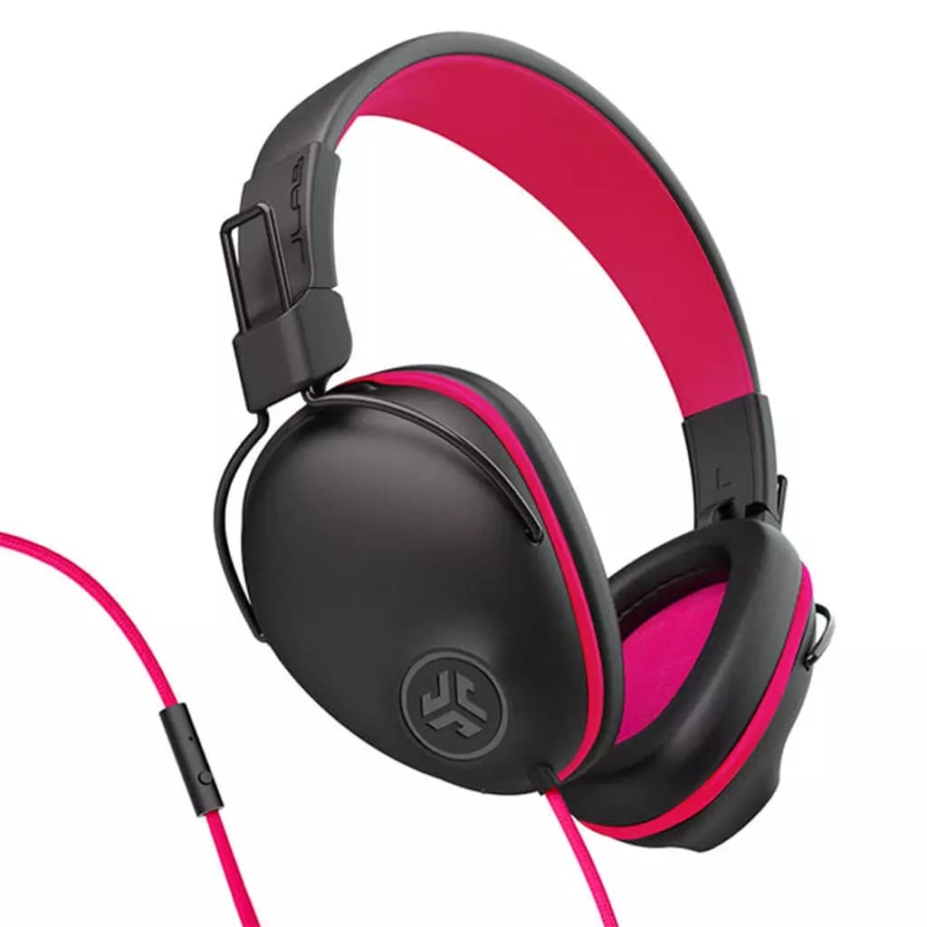 JLab JBuddies Pop Headset Wired Head-band Music/Everyday Pink - image 2