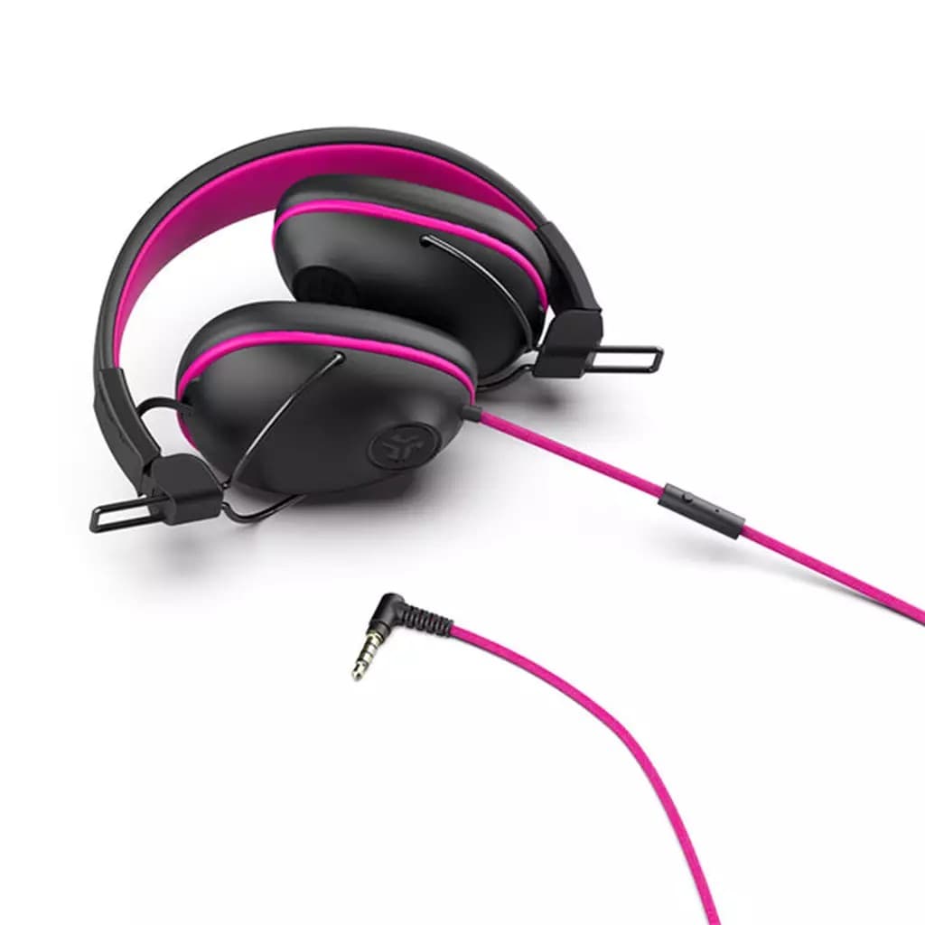 JLab JBuddies Pop Headset Wired Head-band Music/Everyday Pink - image 3