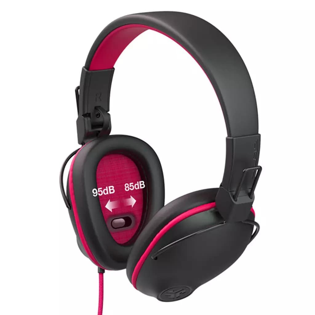 JLab JBuddies Pop Headset Wired Head-band Music/Everyday Pink - image 4