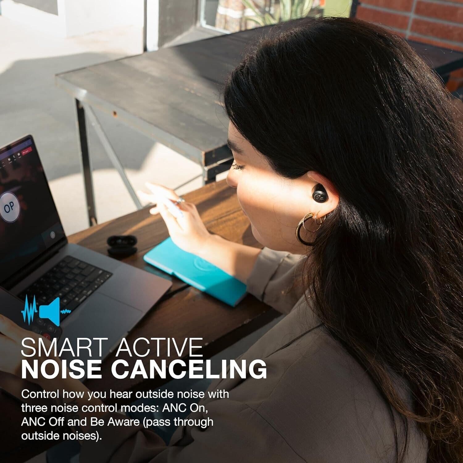JLab JBuds Air ANC True Wireless Earbuds - Black - image 4
