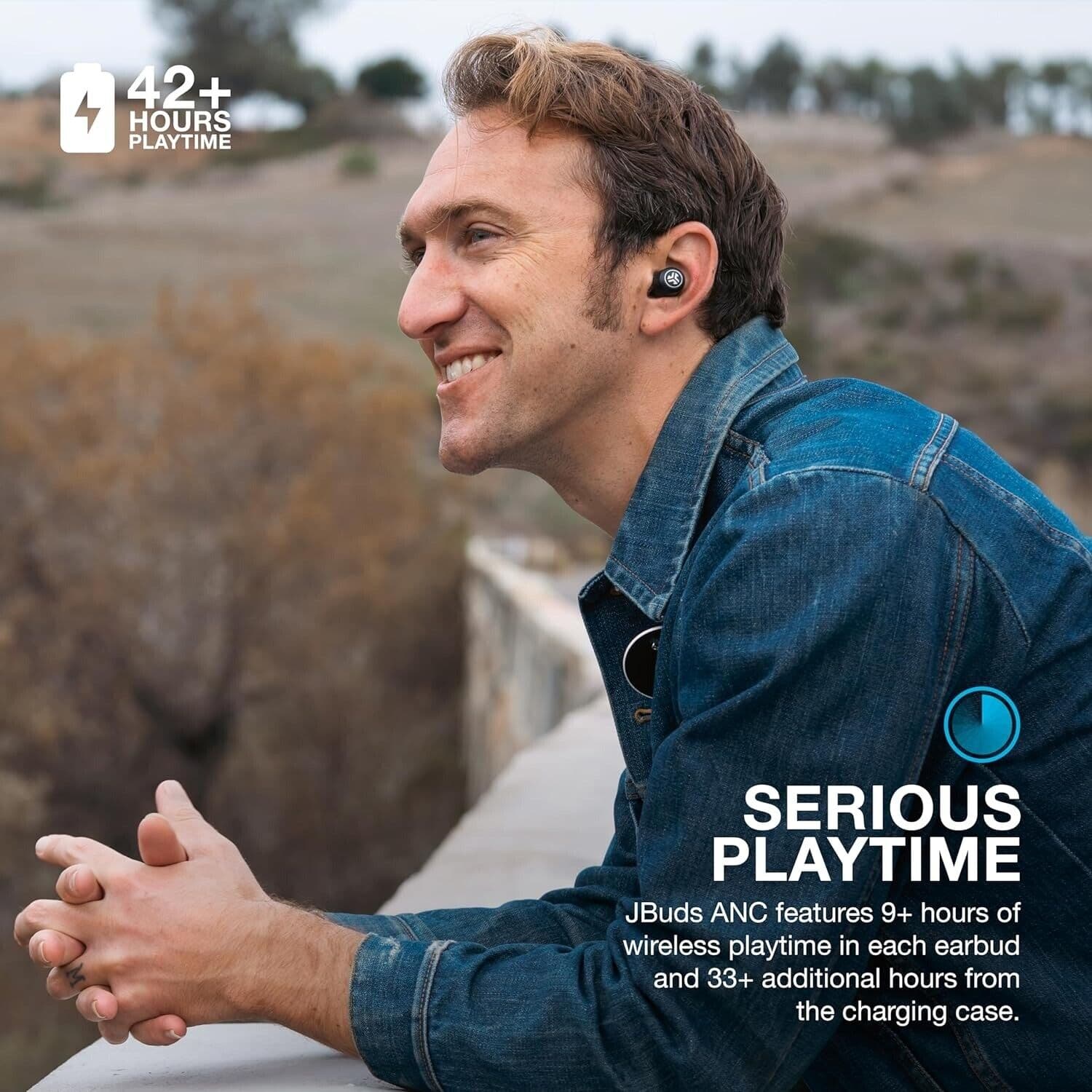 JLab JBuds Air ANC True Wireless Earbuds - Black - image 5