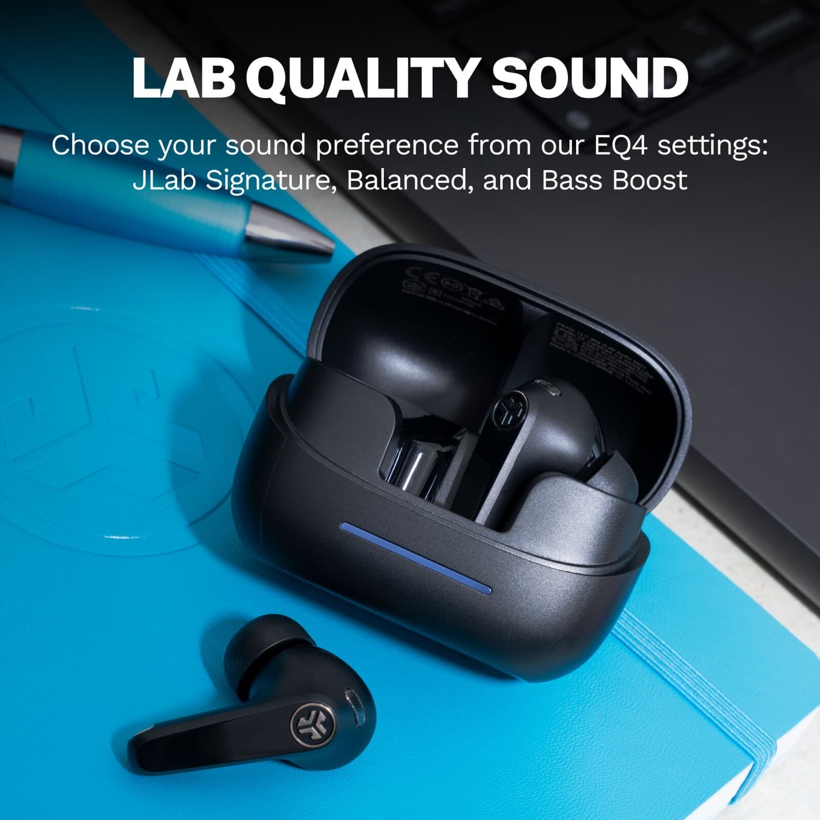 Jlab JBUDS PODS ANC TWS EARBUDS BLK - image 4
