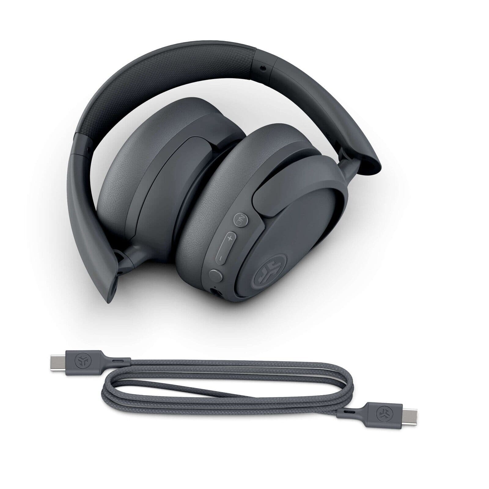 JLab Lux ANC Headset Wireless Head-band Music Bluetooth Graphite - image 4