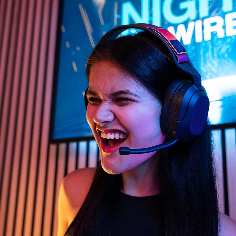 JLab Nightfall Headset Wireless Head-band Gaming USB Type-C Bluetooth - image 2