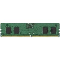 Kingston DDR5 8GB memory module, green circuit board with black chips and gold connector edge.