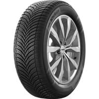 Kleber Quadraxer 3 tire, 165/60 R15 77H, black rubber with V-shaped tread pattern and silver alloy wheel.