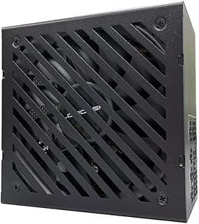 Black metal power supply unit with a slotted ventilation design, featuring an 850 W capacity and 20+4 pin ATX connector, labeled LC-Power LC6850G-SI V3.1.