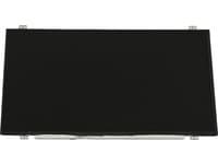 Black Lenovo 00HM081 laptop display spare part with a smooth glass surface and metal frame, designed for easy installation in compatible Lenovo laptops.