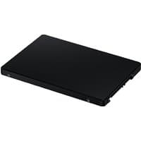 Black Lenovo 256 GB 2.5" internal solid state drive with Serial ATA interface, slim rectangular design.