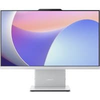 Lenovo IdeaCentre AIO 24IRH9, 23.8-inch display, slim silver stand, black top camera module, vibrant screen colors
