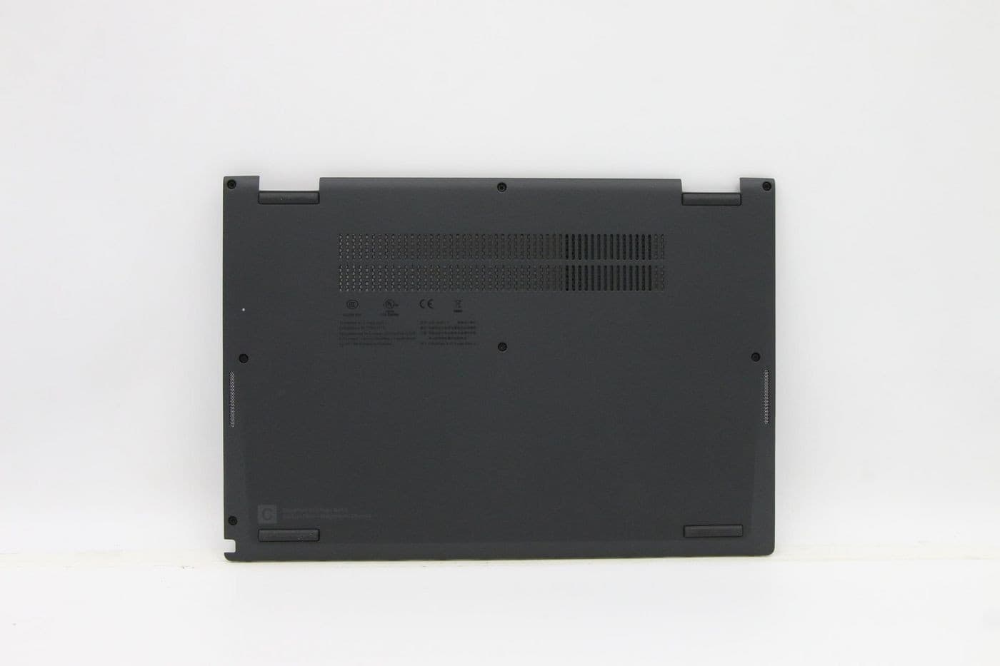 Black Lenovo Lynx-1 (20W8/20W9) FRU with a smooth matte finish, featuring ventilation grilles and various technical labels on the underside.
